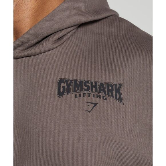 Gymshark Men's Committed to the Craft Hoodie, Dusty Brown, Size M - Picture 4 of 11